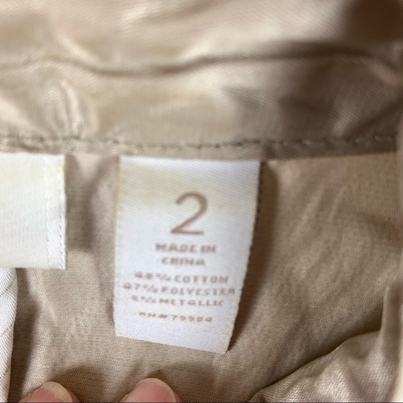 CHICO'S Metallic Jacket size 3 - Picture 8 of 13